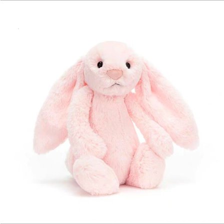 Jellycat Bashful Bunny Gosedjur, Oändligt Kul - 34 cm Kaninleksaker, Godnattvän-presenter till Flickor Pojkar Barn Kvinnor
