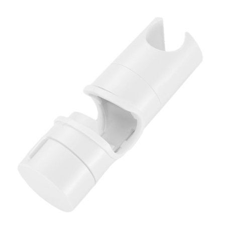 Justerbar brusehovedholder Universal 20-25 mm OD Skinnemonteringsbeslag Glidende stangklemme Udskiftning 360 graders drejelig sprøjtebeslag hvid