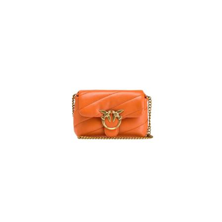 Pinko, Cross Body Bags Oranje, Dames, Maat:ONE Size