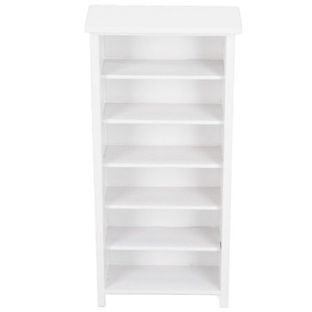 1:12 Skala Dukkehus Miniature Bogreol Simulation Dukkehus Dekoration Møbler Hvid