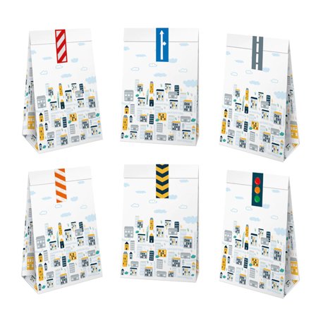 Bilar & Fordon Godispåse 6-pack - Partyninja.se