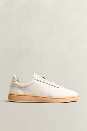 GANT Herren Cuzmo Sneaker aus Veloursleder (41) Beige