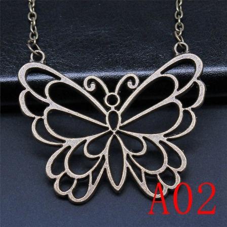 Nyankomst Dragonfly, Butterfly, Bee Charms Hängsmycken Halsband kvinnlig present mode
