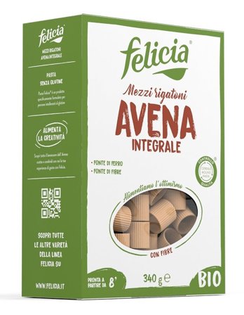 Felicia Mezzi Rigatoni Avena 340 g