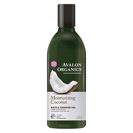 Avalon Organics Bath and Shower Gel Moisturizing Coconut, Skincare, Kropspleje, Bodyshampoo
