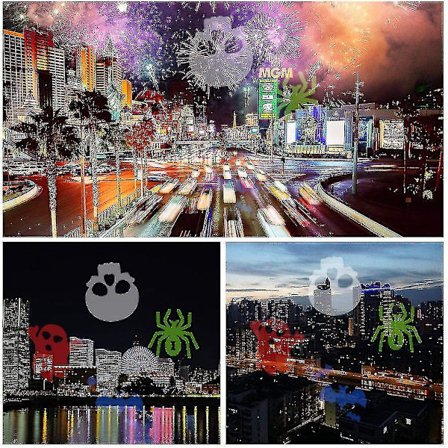 4w Led Halloween-projektorlampa Röststyrning Hastighetskontroll LED-lampa