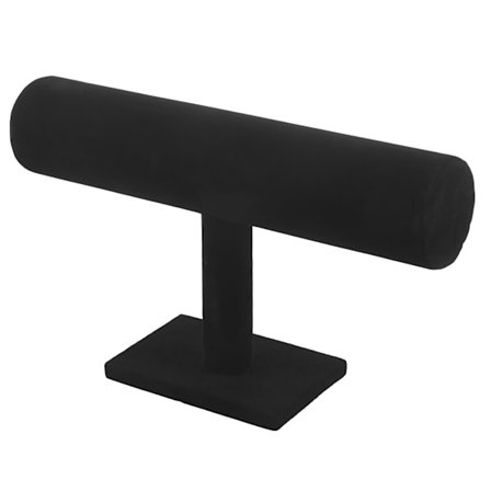 Teline rannekoruketjulle, rannekorulle, kellolle, T-tankoteline, korujen esittely [DB]