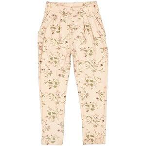 Kids - MarMar Copenhagen Floral Trousers Marron Botanic 140 cm - Bottoms - 140 cm - Beige