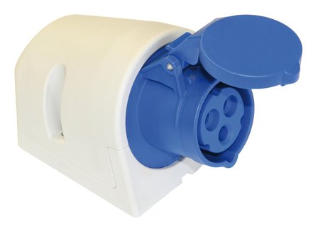 Garo Basic Uttak veggmontering 3-polet 16 A 6 h, Stikkontakter & kabler