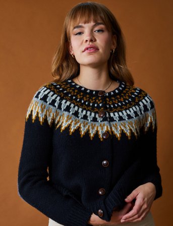 Jumperfabriken Joelle Cardigan - Black - L