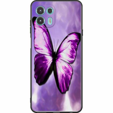 Motorola Edge 20 Lite Svart Skal Fjäril