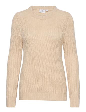 U2070, Brookesz Ls Pullover Pullover Beige Saint Tropez