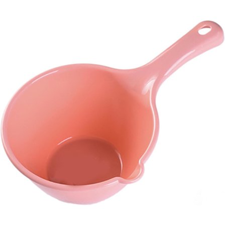 Vattenösa i plast, multifunktionella skopor, lätt att använda, för bad, dusch, för att vattna blommor (Rosa)