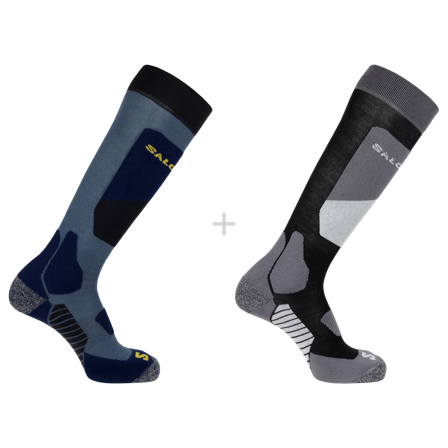 Salomon - Strømper Strømper S/access 2-pack - Black / Copen Blue