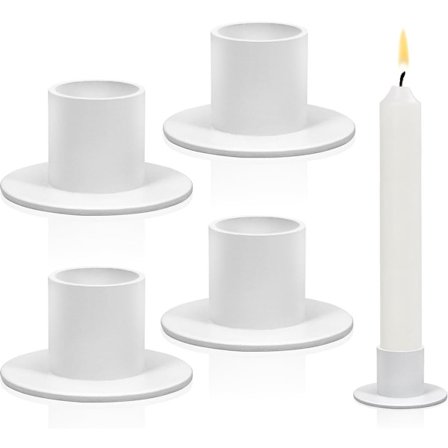 4 stk. - Lysestager - Lysestageholder - Lysestage - Metal Lysestager - Moderne Lysestager - Boligindretning