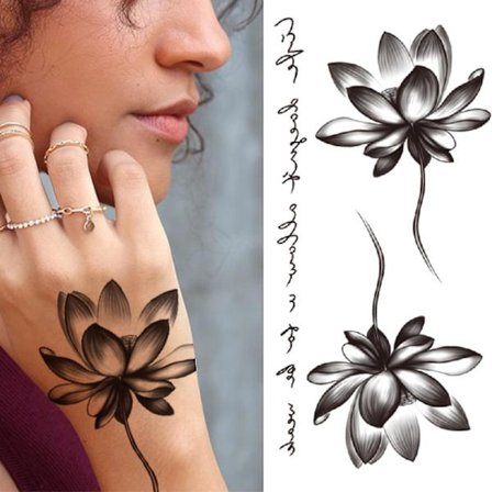 Sofirn Tattoo Sticker Black Forest For Men Women