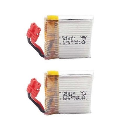 2 STK Oppgradert Batteri For Syma X21 X21w X26 X26a Drone, Reservedeler, Rc Tilbehør, 3.7V 380{ee}