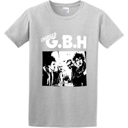 Charged Gbh Album Street Punk Band O Neck Herre T-skjorte - voksen, 3xl