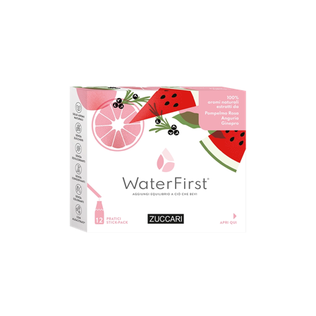 Zuccari WaterFirst Pompelmo Rosa/Anguria/Ginepro 12 Stick