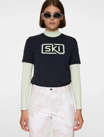 J. Lindeberg Malia T-Shirt - Navy - M