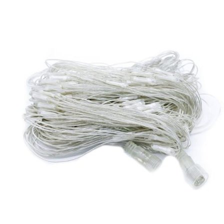 Nätljus Utomhus Julnätljus Vattentäta 200 cm X 200 cm med Nätljus Plug-in för Högtidsbröllopsfest Inomhus Gräsmatta Dekorationer