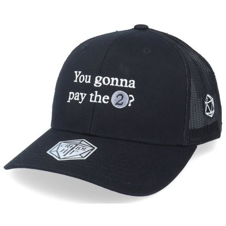 Critiql Hit - Svart trucker Keps - Salty Tithe Black Trucker @ Hatstore