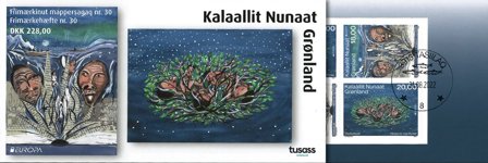 Grønland 2022 - AFA H-30 - Stemplet selvklæbende frimærkehæfte