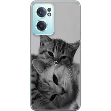 Kompatibel Mobilcover til OnePlus OnePlus Nord CE 2 5G Kat Hjerte