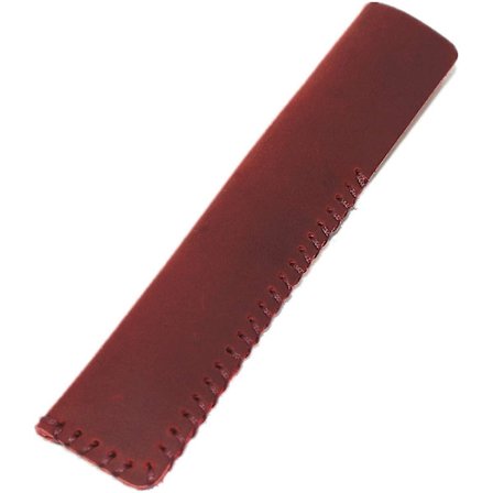 Handmade Genuine Leather Single Pen Case Fountain Pen Sleeve Holder Pouch Cover Vintage (coffee)