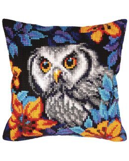 Stickpackung Kissen Eule - Collection D'Art