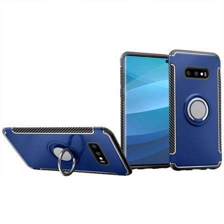 Samsung Galaxy S10e - Hybrid-skal Med Ringhållare Av Floveme Blå