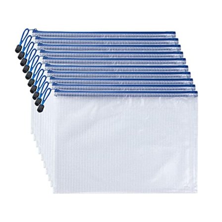 INF Zip-poser for A4-dokumenter 12-pakning