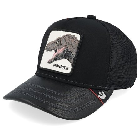 Goorin Bros. - Preto trucker Boné - Kids Little Monster Black Trucker @ Hatstore