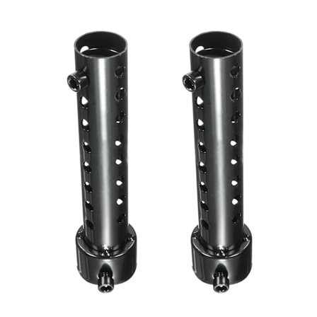 2x Universaali Moottoripyörän Pakoputken Äänenvaimennin Db Killer Vaimennin 35mm Us