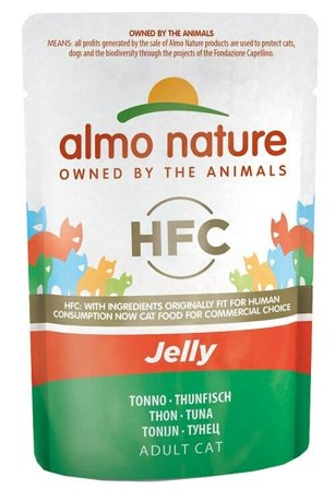 Almo Nature HCF Classic Jelly Con Tonno Per Gatti Adulti Busta