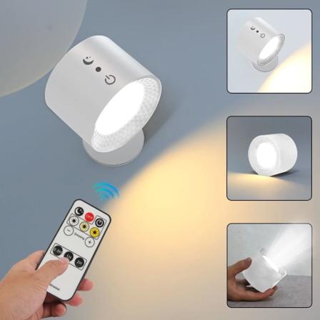 LED Vegglamper Lys Lese Nattlys HVIT HVIT White