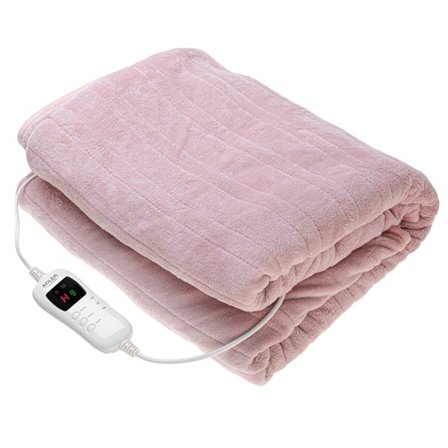 Adler värmefilt med 7 värmelägen och timer – Rosa