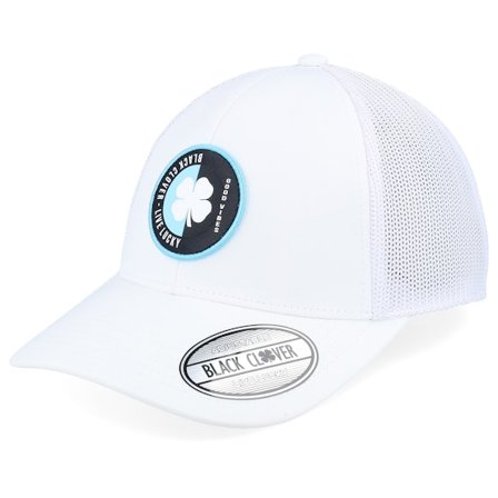 Black Clover - White trucker Czapka Z Daszkiem - Mirror 1 White W White Mesh W Patch Trucker @ Hatstore