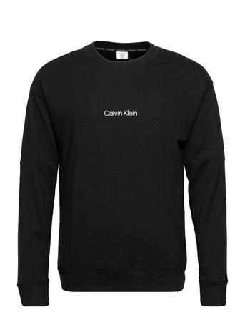 L/S Sweatshirt Sweat-shirt Genser Svart Calvin Klein