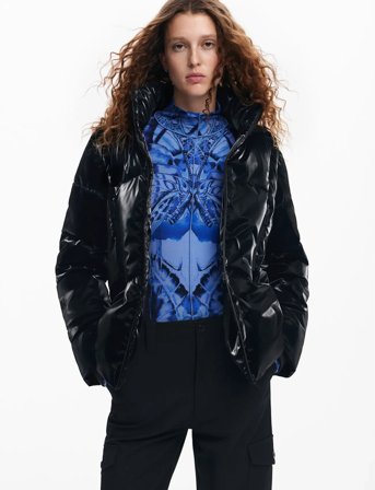 Desigual Padded Flam - Black - XL