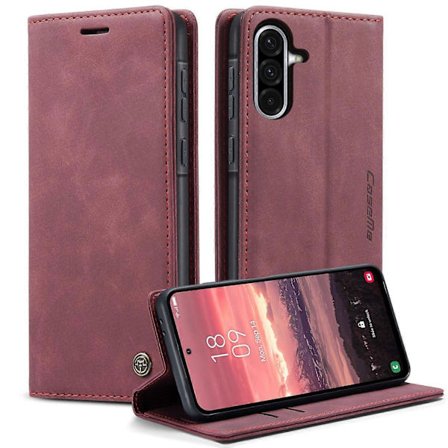 CASEME 013 Serie til Samsung Galaxy A56 5G Telefon Cover Kort Holder Stativ Læder Telefon Beskyttelses Etui