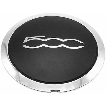 133mm hjulkapsel til Fiat 500 hjul, med sølvfarvet navkappe