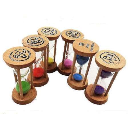 Tiimalasi 30 sekuntia+1 + 2 + 3 + 5 +10 minuutin ajastinkoriste (FMY)