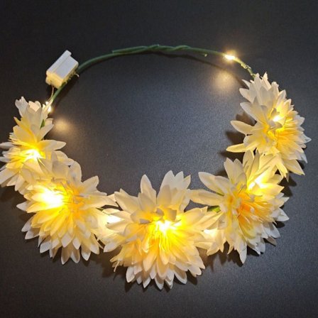 Glødende krans Lysende krans BEIGE