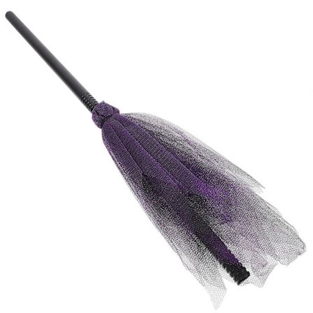 Häxkvast Cosplay Party Kvast Halloween Party Rekvisita Dekorativ Häxkvast