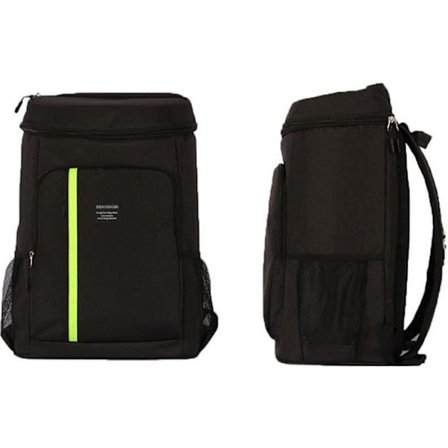 (Sort) 7House 33L isoleret rygsæk, stor køletaske til picnic, sort