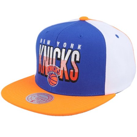 Mitchell & Ness - Azul snapback Gorra - New York Knicks Billboard 2 Hwc Blue/Orange Snapback @ Hatstore