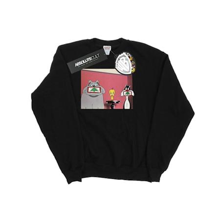 Looney Tunes Pojkar Julvykort Sweatshirt 9-11 År Svart Black 9-11 Years