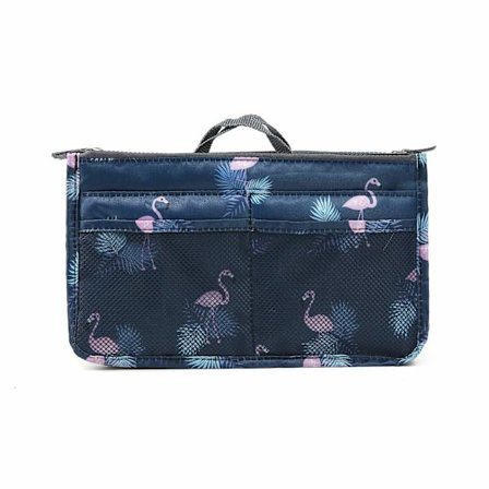 Taske i taske Håndtaskeindsats Taskeindsats Flamingo Dark Blue
