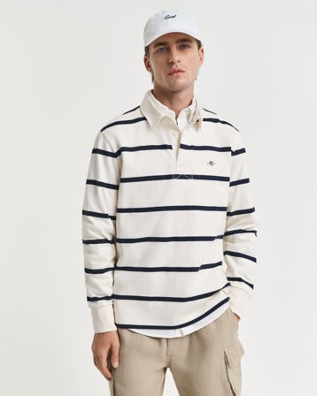 GANT Herren Heavy Rugger mit schmalen Streifen (S)